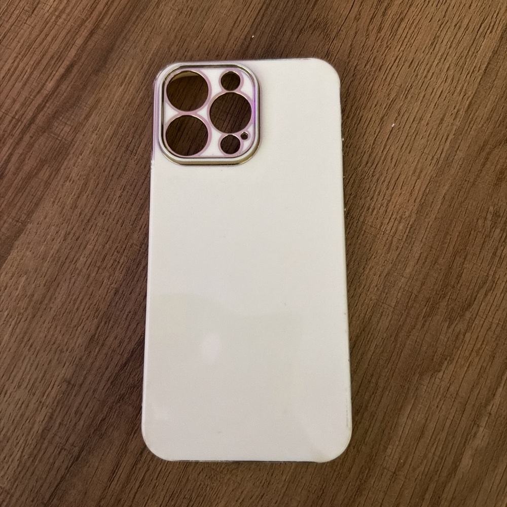 White Phone Case with Camera Protection
